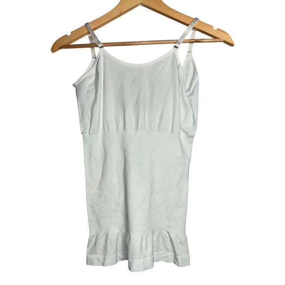 Skinnygirl White Smoother & Shaper Size Large Shaping Tank Stretch Slimming Cami - Picture 2 of 3